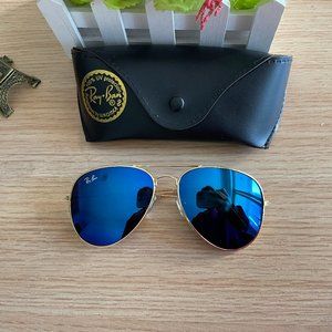 Sunglasses Ray ban with blue lens Sunglasses with blue lens